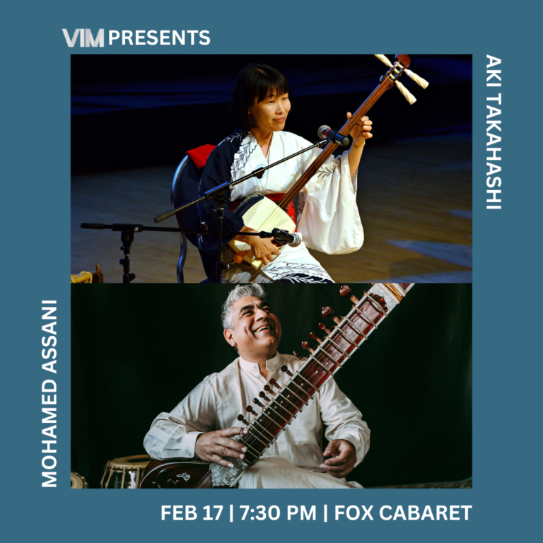 Aki Takahashi (Toronto) will perform a solo set featuring shamisen and vocals for her project 10-10-20.