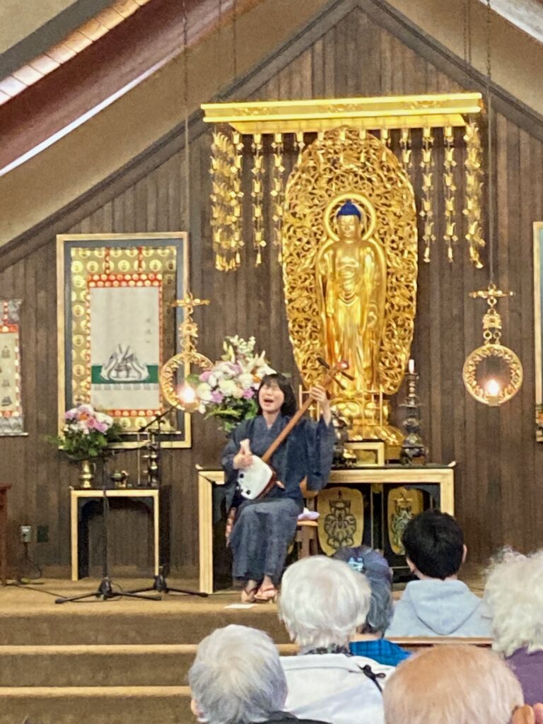 performance at the Steveston Buddhist Temple