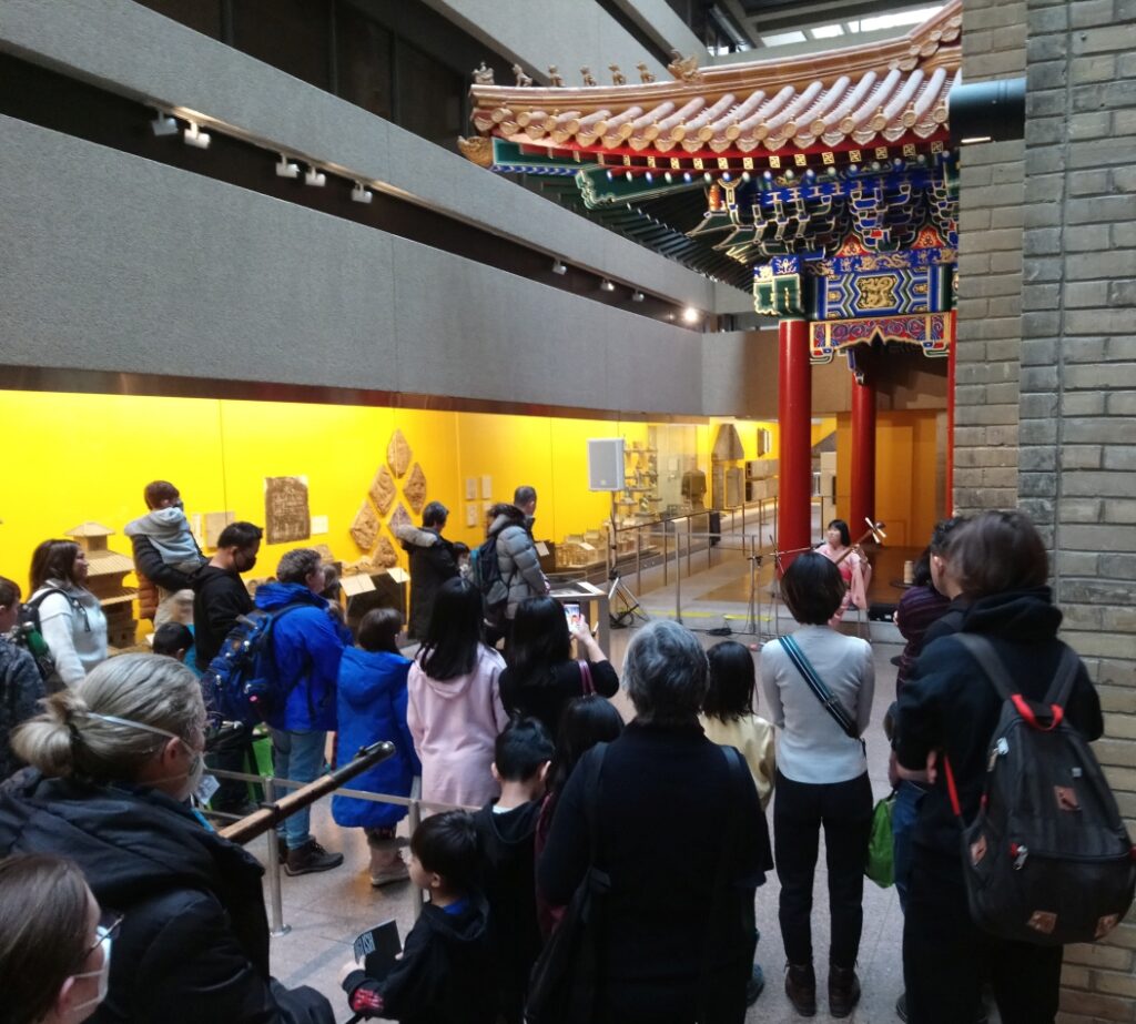 March break solo performance at the Royal Ontario Museum